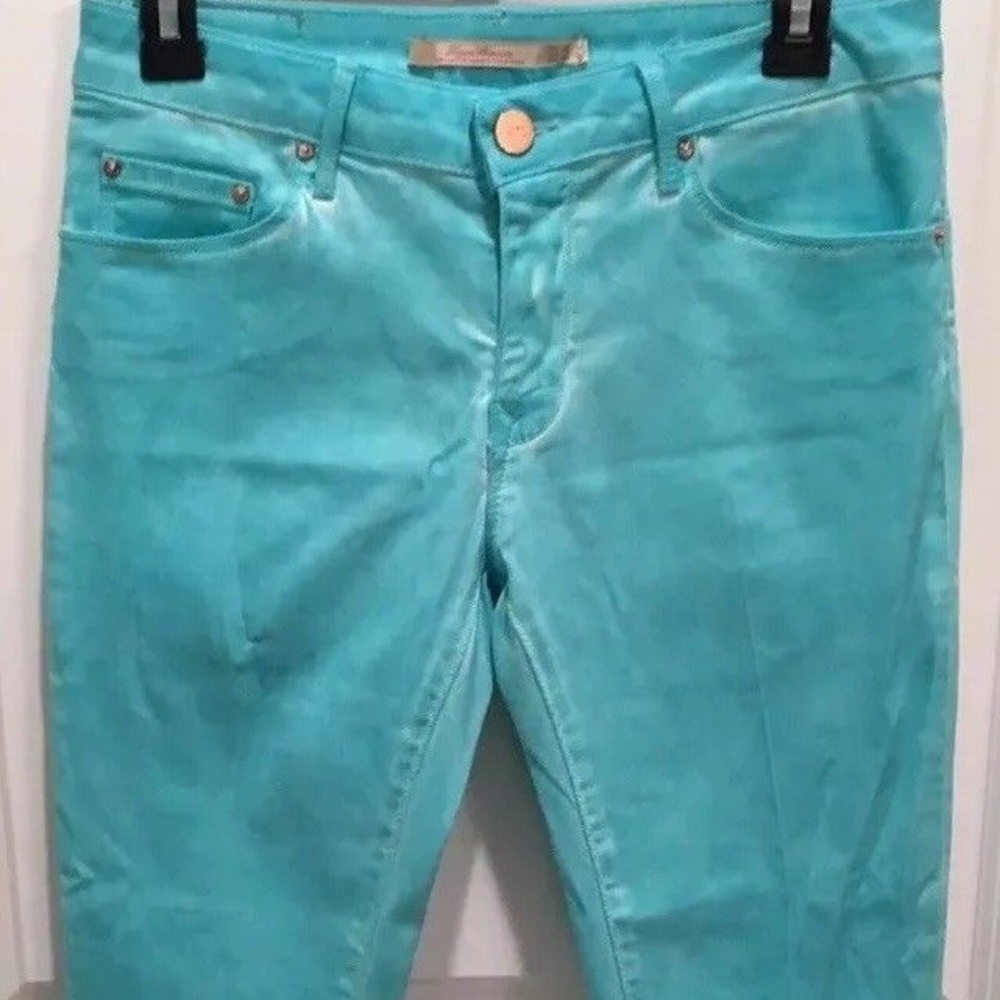 ZARA Woman Premium Denimwear Turquoise Sz8